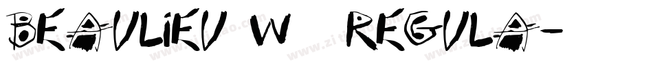 Beaulieu W01 Regula字体转换